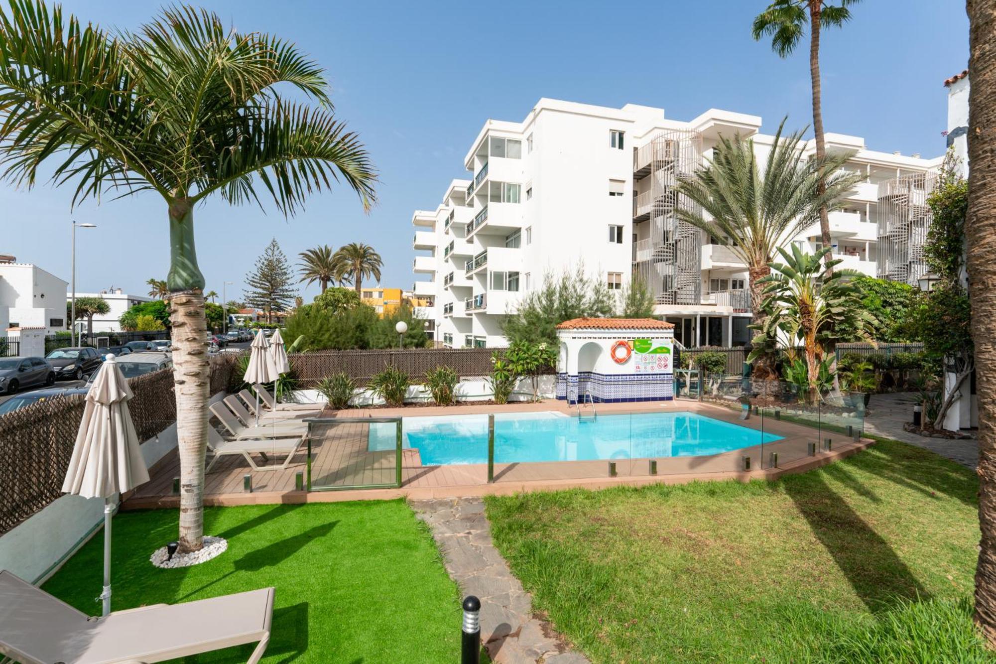 Alsol El Chaparral Aparthotel Плая дел Инглес Екстериор снимка