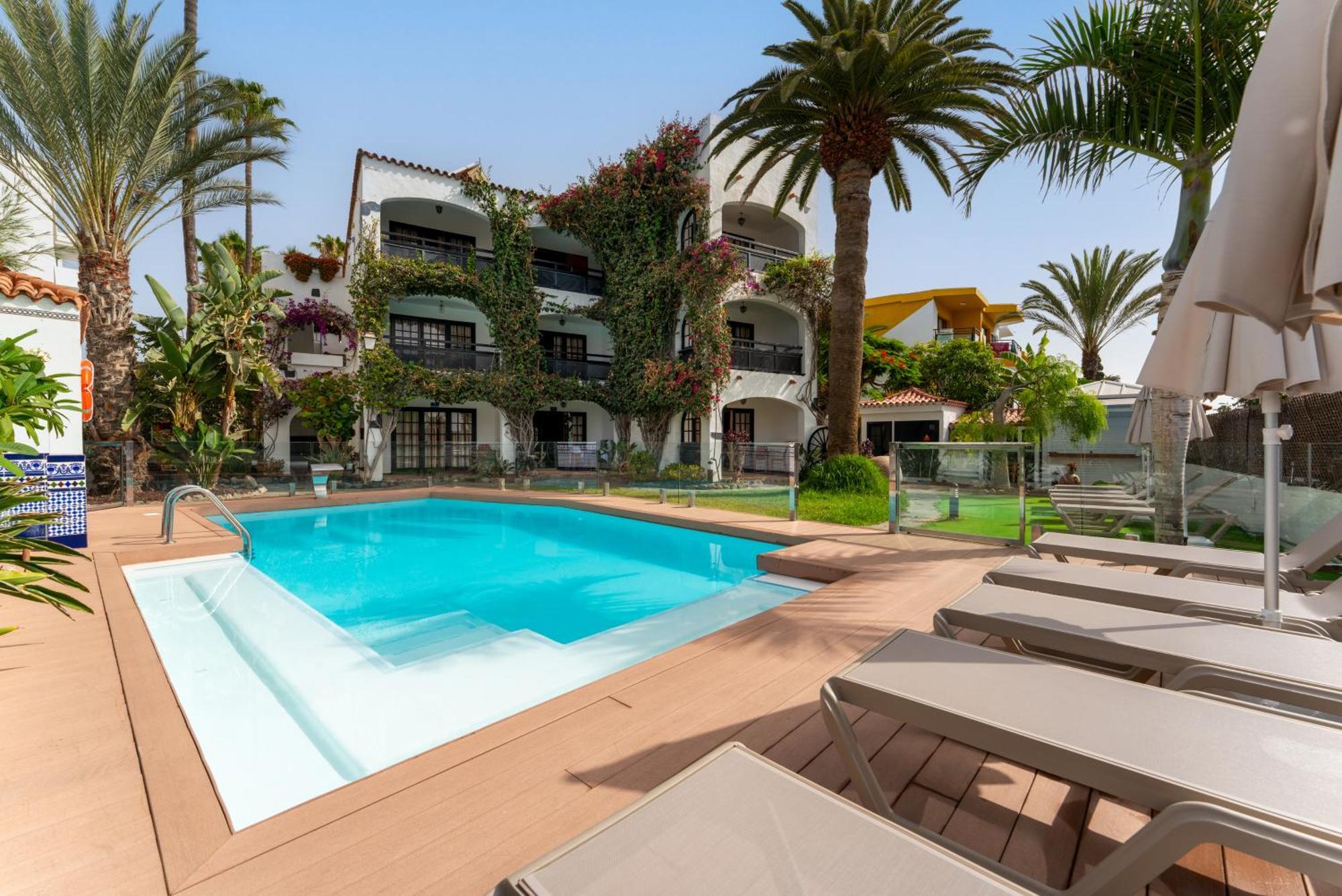 Alsol El Chaparral Aparthotel Плая дел Инглес Екстериор снимка
